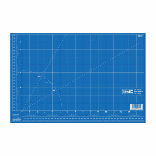 Revell Schneidmatte Cutting Mat L, Schneideunterlage für Modellbau, 45 x 30 cm, 39057