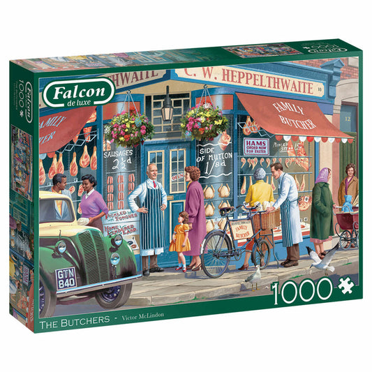 Jumbo Spiele Falcon The Butchers, Puzzle, Erwachsenenpuzzle, Puzzlespiel, 1000 Teile, 11372