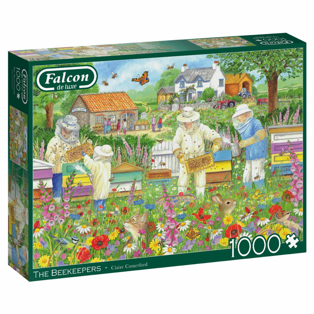 Jumbo Spiele Falcon The Beekeepers, Puzzle, Erwachsenenpuzzle, Puzzlespiel, 1000 Teile, 11381