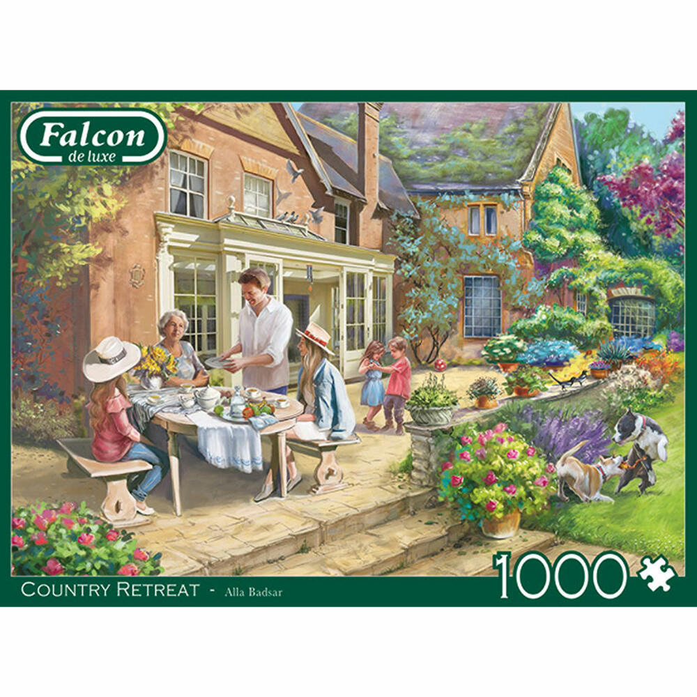 Jumbo Spiele Falcon Country House Retreat, Puzzle, Erwachsenenpuzzle, Puzzlespiel, 1000 Teile, 11296