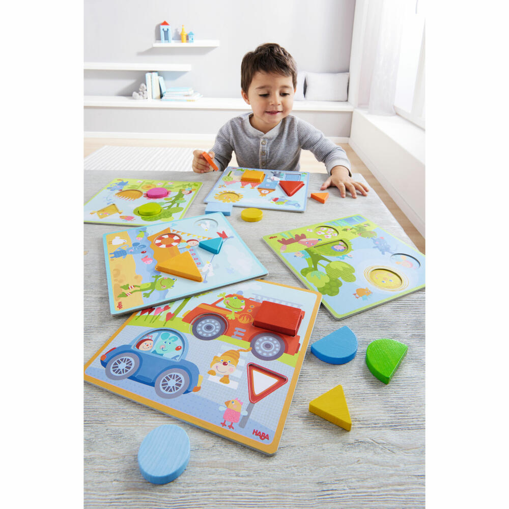 HABA Zuordnungspiel Tierische Abenteuer, Legespiel, Memospiel, Kinder Spiel, Spielzeug, 302949