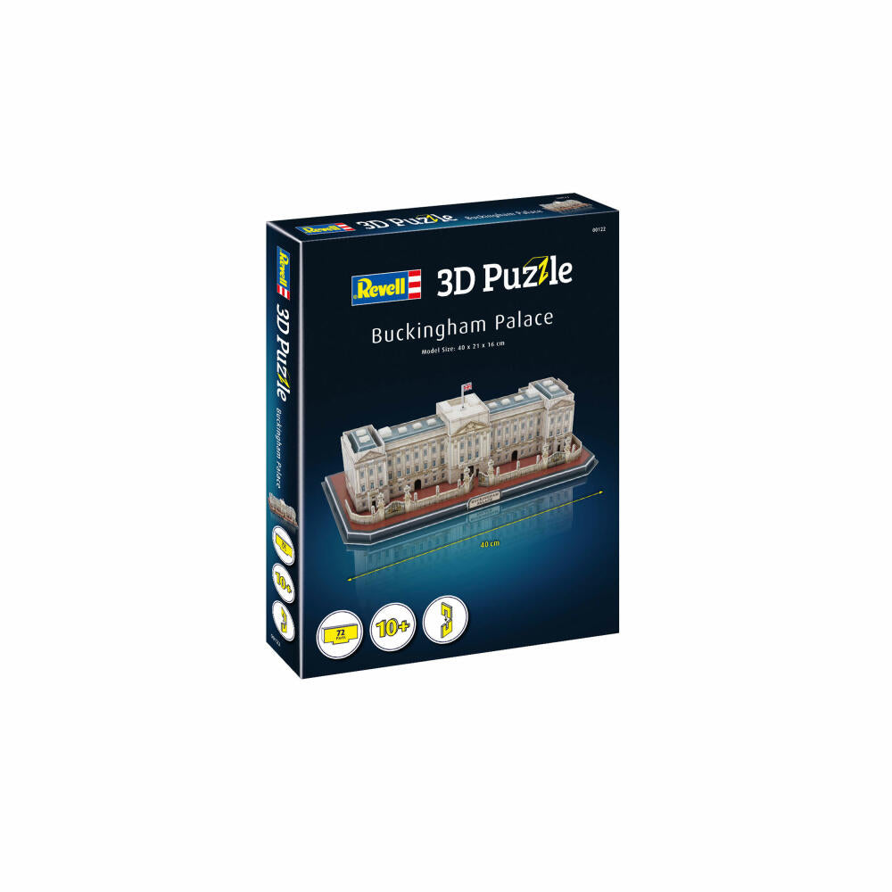 Revell 3D Puzzle Buckingham Palace, Sehenswürdigkeit, 72 Teile, ab 10 Jahre, 00122