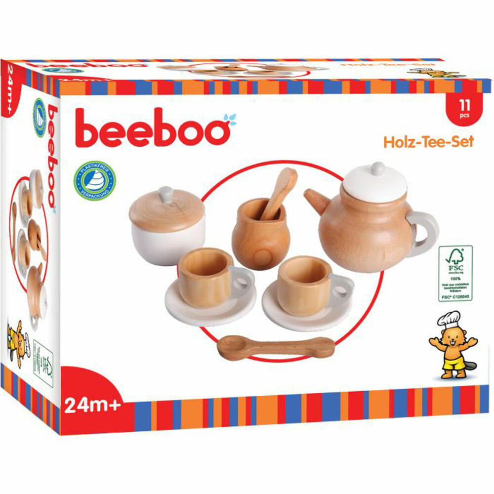 Beeboo Kiitchen Holz Tee-Set 11-teilig