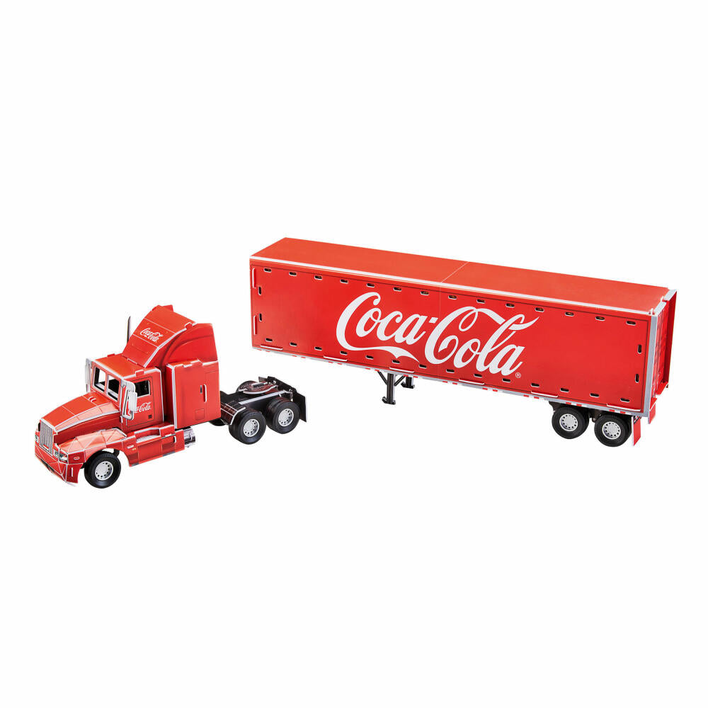 Revell 3D Puzzle Coca-Cola Truck, LED Edition, mit Beleuchtung, 168 Teile, ab 12 Jahre, 00152