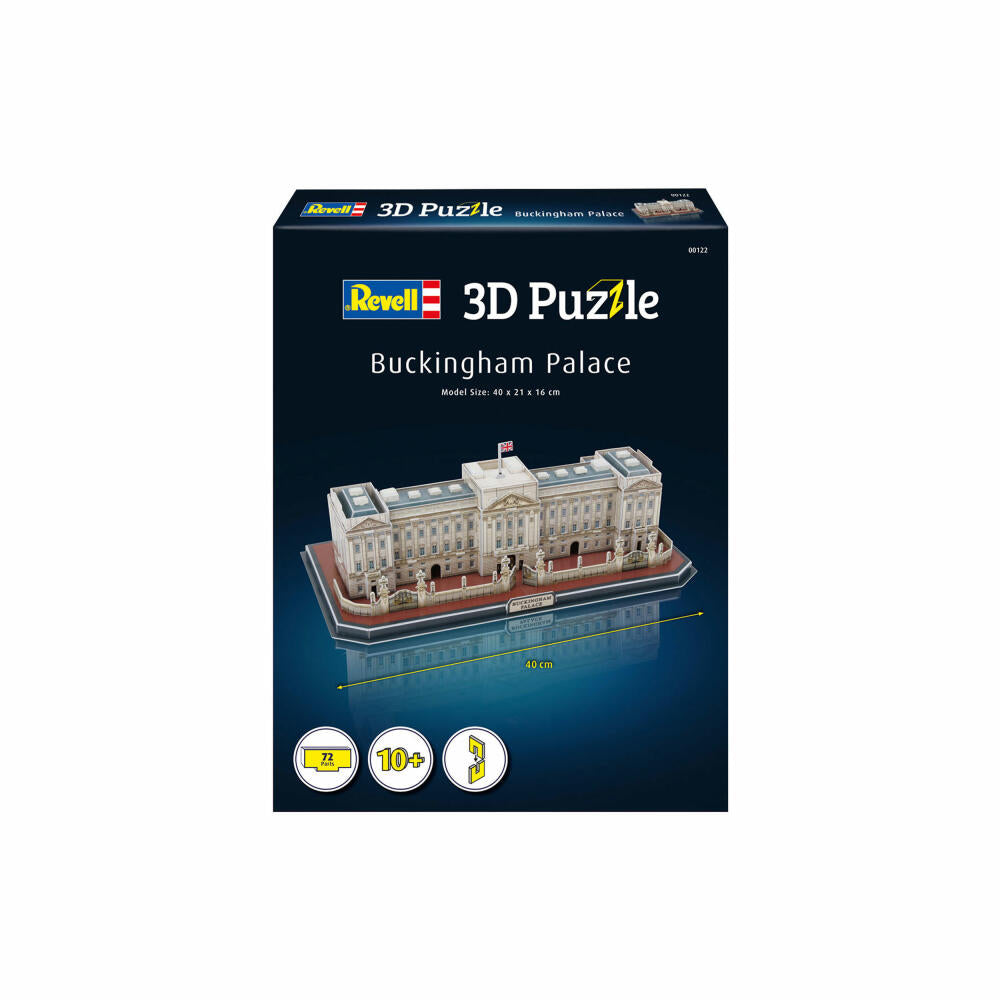 Revell 3D Puzzle Buckingham Palace, Sehenswürdigkeit, 72 Teile, ab 10 Jahre, 00122