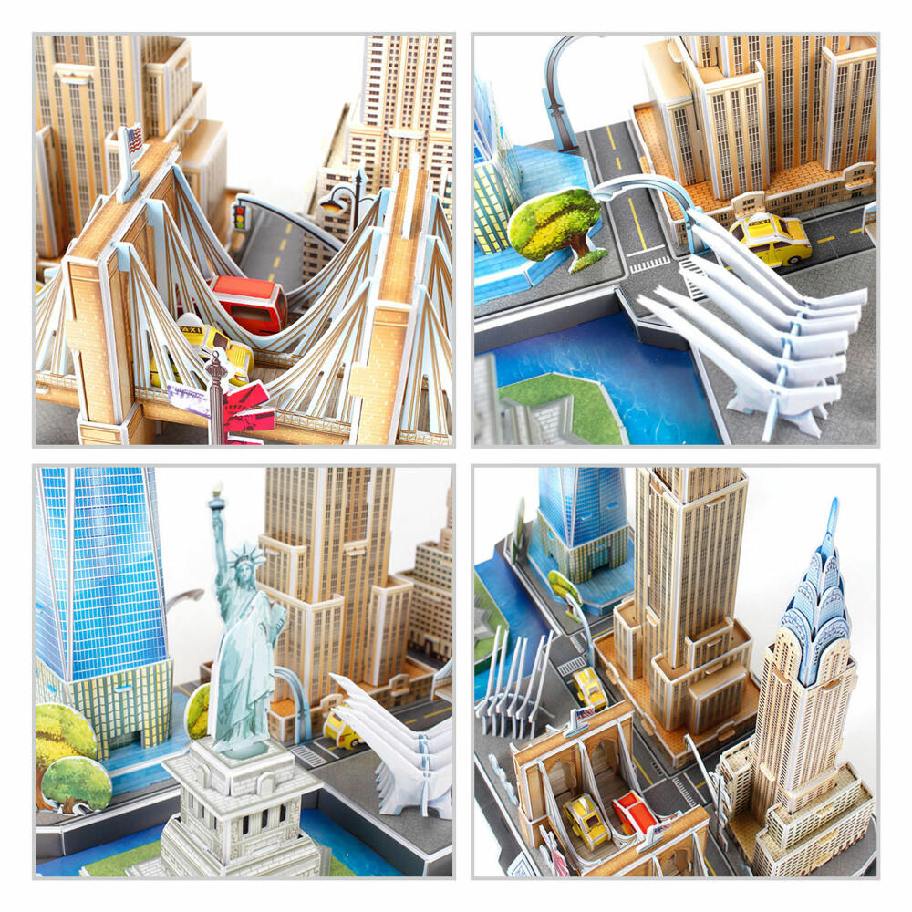 Revell 3D Puzzle City Line New York, Städtepuzzle, USA, 123 Teile, ab 10 Jahren, 00142