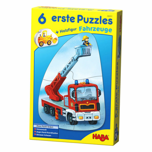 HABA 6 erste Puzzles – Fahrzeuge 0303311