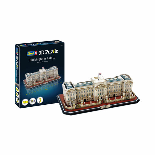 Revell 3D Puzzle Buckingham Palace, Sehenswürdigkeit, 72 Teile, ab 10 Jahre, 00122