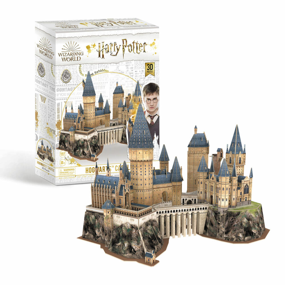 Revell 3D Puzzle Harry Potter Hogwarts Castle, Schloss, Schule, 197 Teile, ab 8 Jahre, 00311