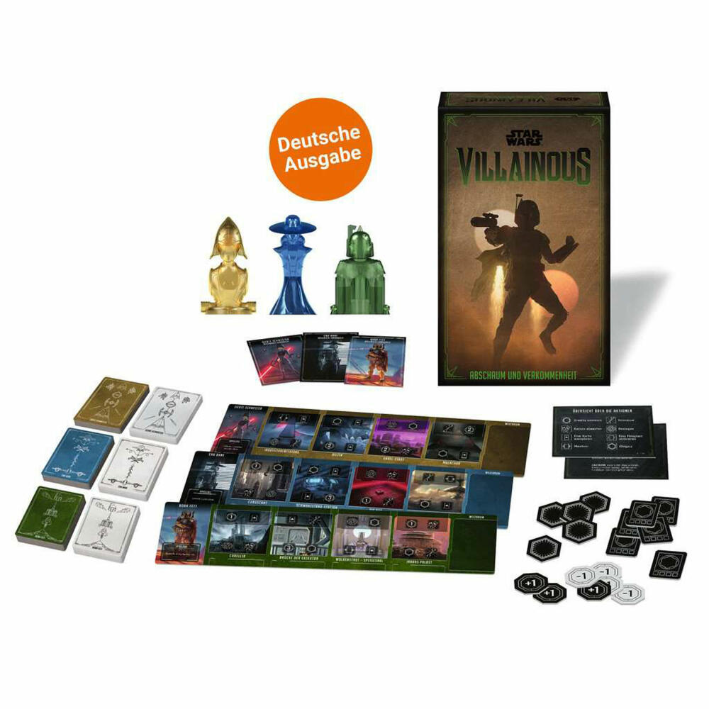 Ravensburger Star Wars Villainous, Brettspiel, Familienspiel, Gesellschaftsspiel, 22683