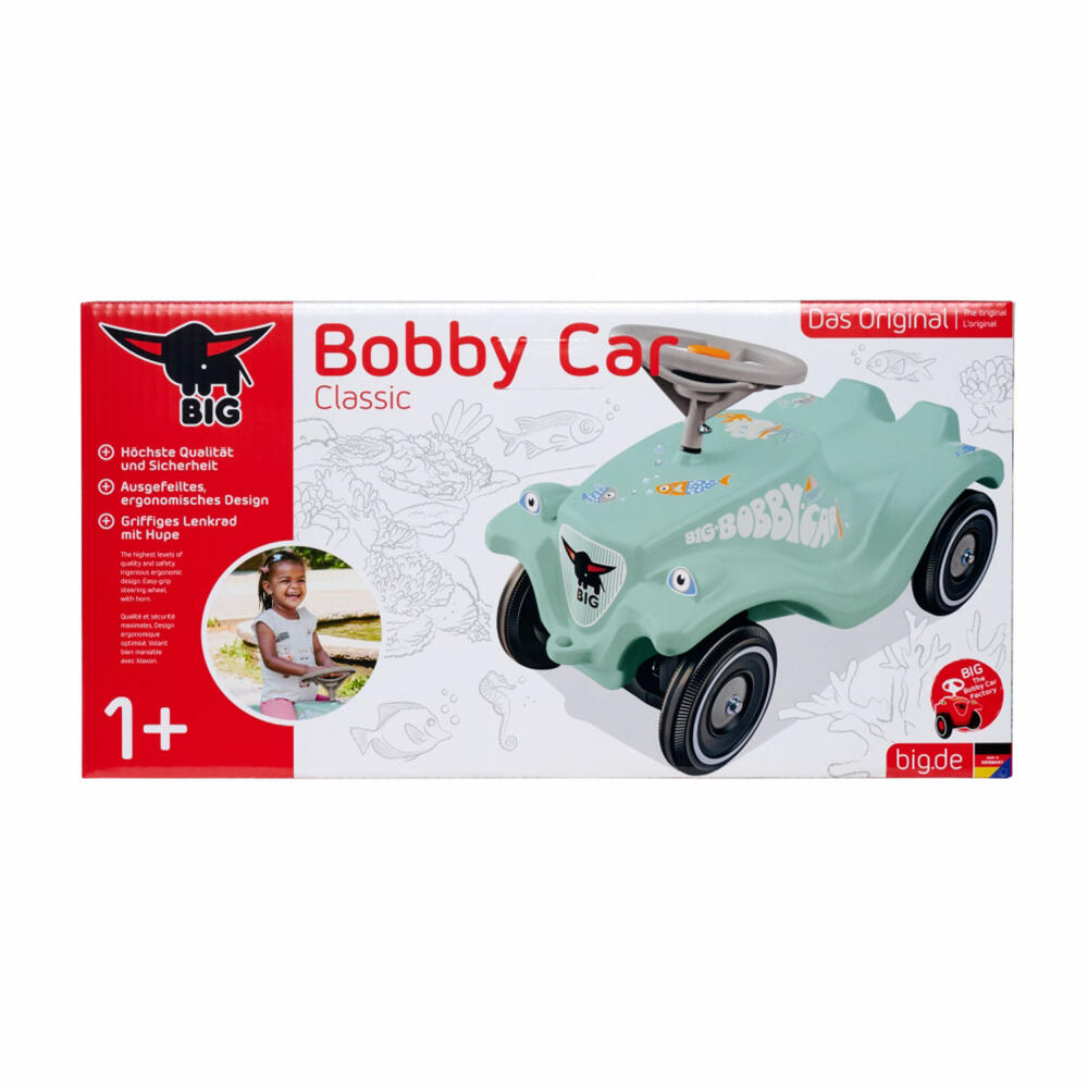 BIG Bobby Car Classic Green Sea, Rutschauto, Rutschfahrzeug, Kinder Auto, Spielzeug, 800056141