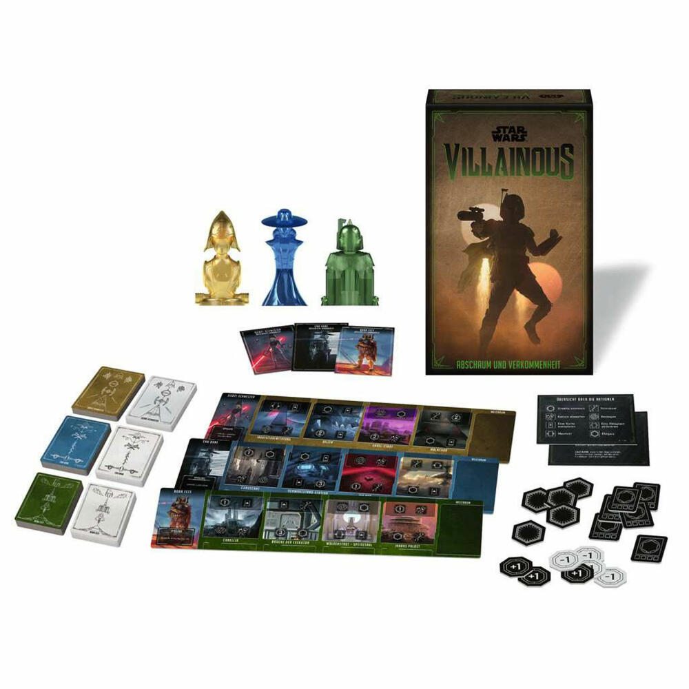 Ravensburger Star Wars Villainous, Brettspiel, Familienspiel, Gesellschaftsspiel, 22683