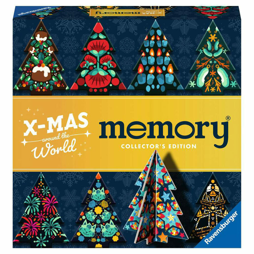 Ravensburger Collectors memory Weihnachten, Memospiel, Merkspiel, Klassiker, ab 6 Jahren, 22350