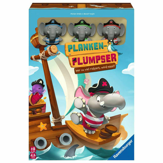 Ravensburger Spiel Planken-Plumpser, für Kinder ab 5 Jahren, 22342