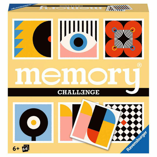 Ravensburger Challenge memory Verrückte Muster, Memospiel, Suchspiel, Kinder, 22462