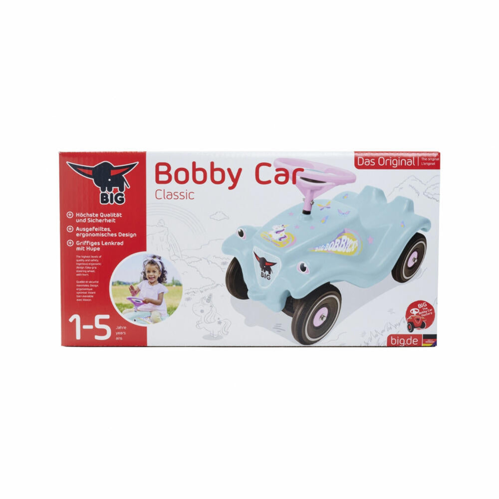 BIG Bobby Car Classic Einhorn, Rutschauto, Rutschfahrzeug, Kinder Auto, Spielzeug, 800056138