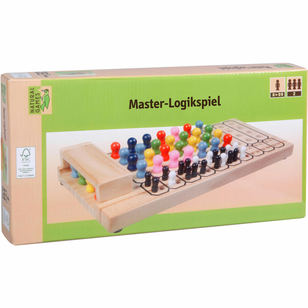 Natural Games Master-Logikspiel, Code Finder, Denkspiel, Mastermind, ab 8 Jahre, 61117067