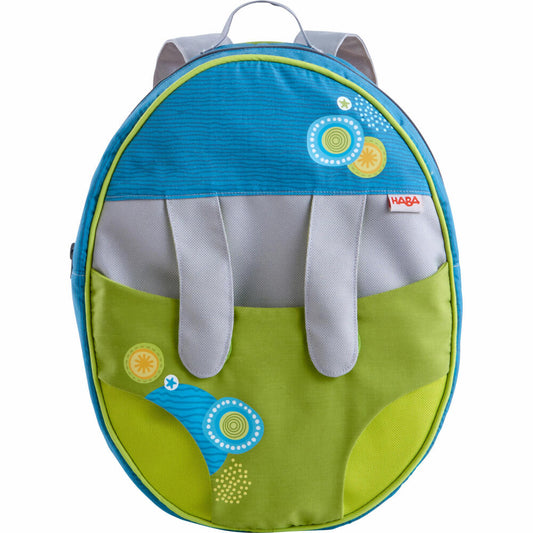 HABA Kinder-Puppenrucksack Sommerwiese, Rucksack für Puppen bis 30 cm, Kunststoff, Polyester, 305975