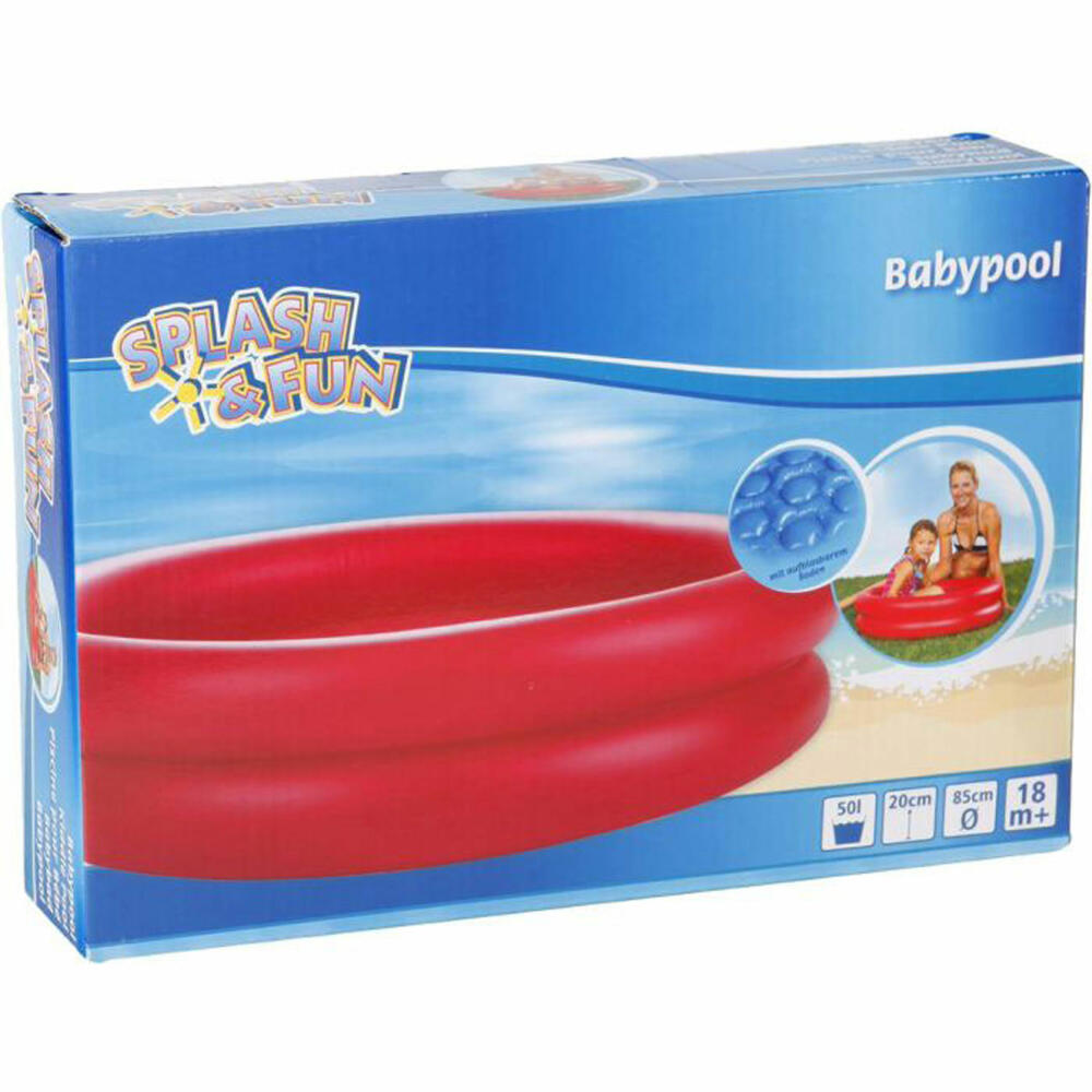 Splash&Fun Splash & Fun Baby-Pool uni mit aufblassbaren Boden, # 85 cm