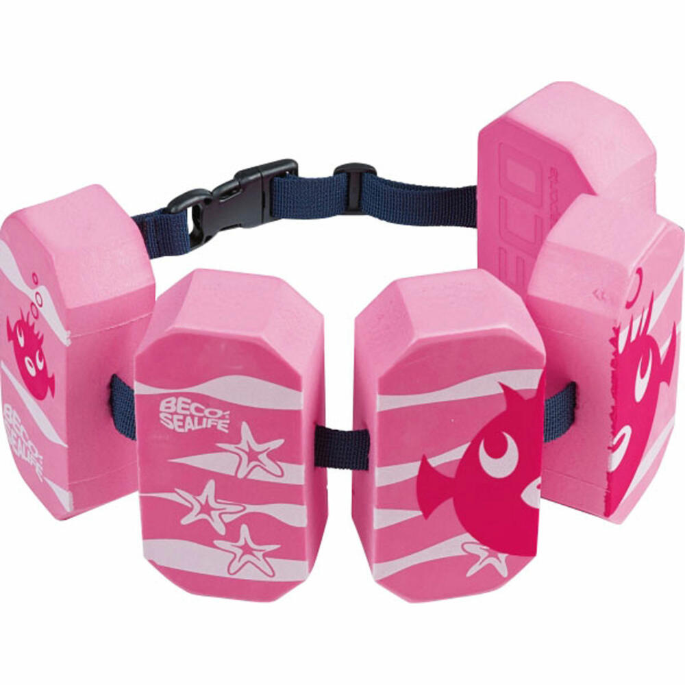 BECO Schwimmgürtel 5Pads Sealife pink, 2 - 6 Jahre