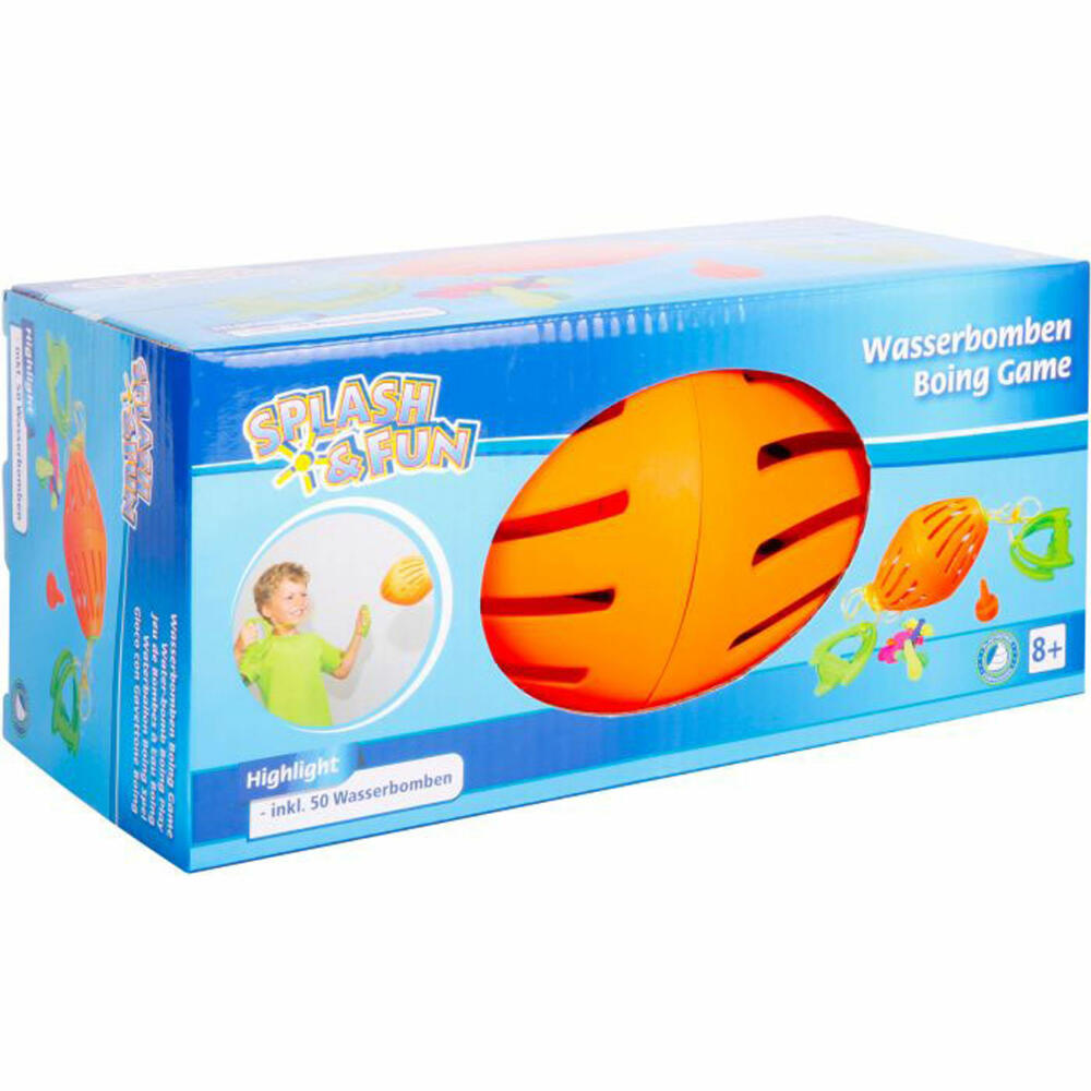 Splash&Fun Splash & Fun Wasserbomben Boing Game, inklusive 50 Wasserbomben