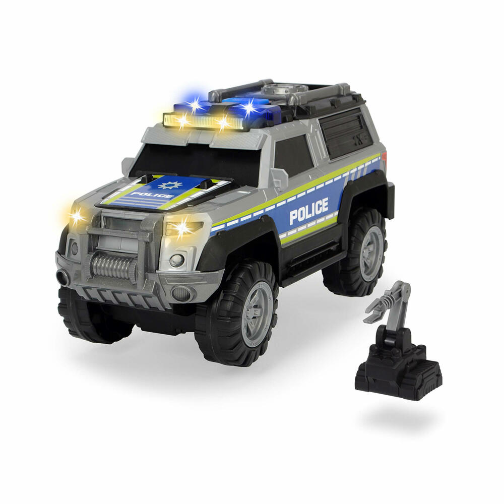 Dickie Toys Police SUV, Polizeiauto, SUV, Geländewagen, Jeep, Polizei, Auto, Spielzeug, 203306003