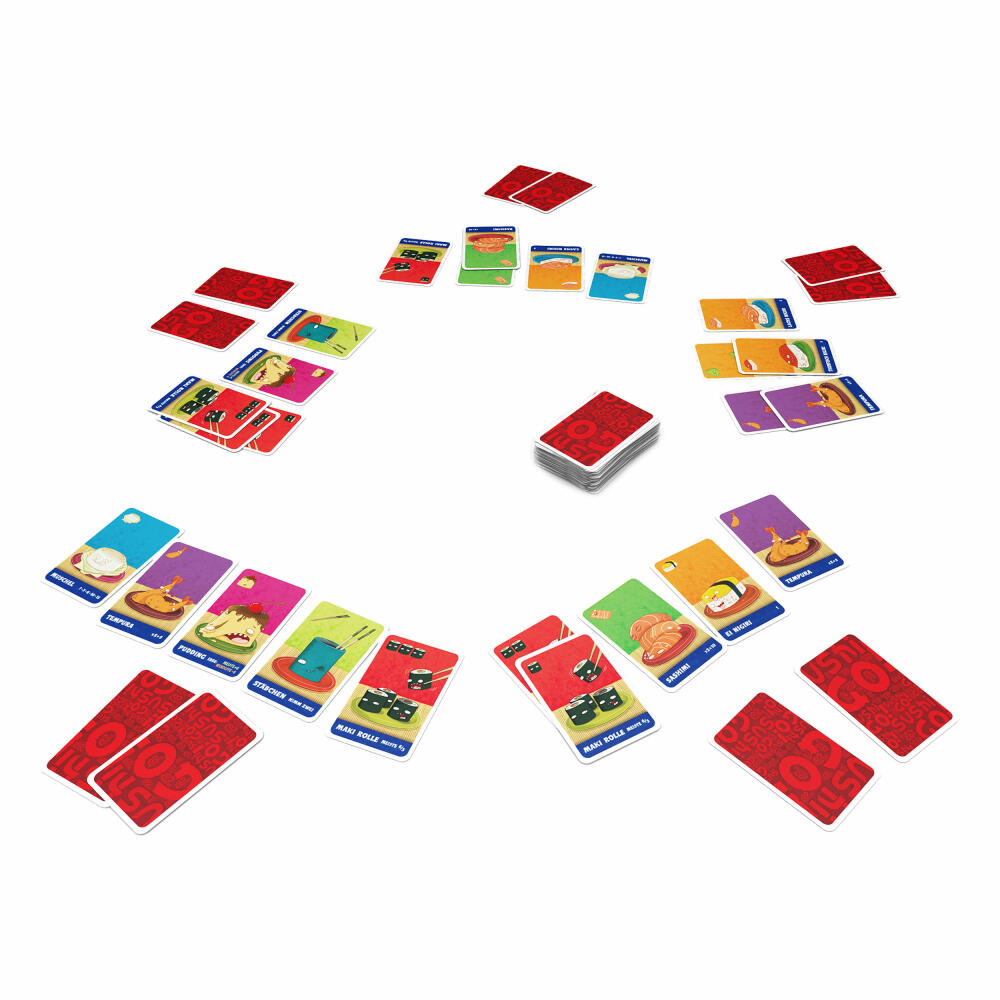 Zoch Sushi Go, Kartenspiel, Legespiel, Kinder Spiel, Gesellschaftsspiel, Rechenspiel, 601105074
