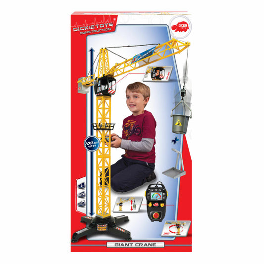 Dickie Toys Construction Kran, Baukran, Spielzeugkran, Spielzeug, Kunststoff, 67.3 cm, 203462411