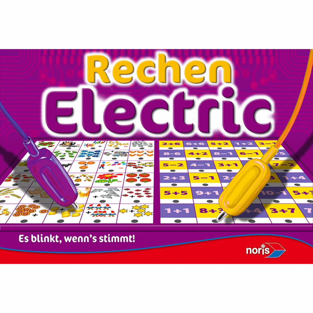 Noris Rechen-Electric, Elektrisches Spielbrett, Brettspiel, Lernspiel, Kinder, Spiel, 606013721