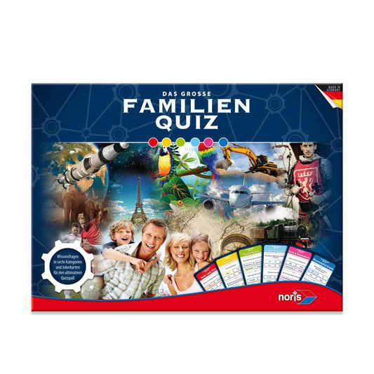 Noris Das große Familienquiz, Quiz, Ratespiel, Fragenspiel, Familien, Kinder, Spiel, 606108007