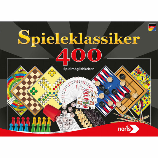 Noris Spieleklassiker, Spielesammlung, Brettspiel, Familien, Spiel, 400 Spielmöglichkeiten, 606111688