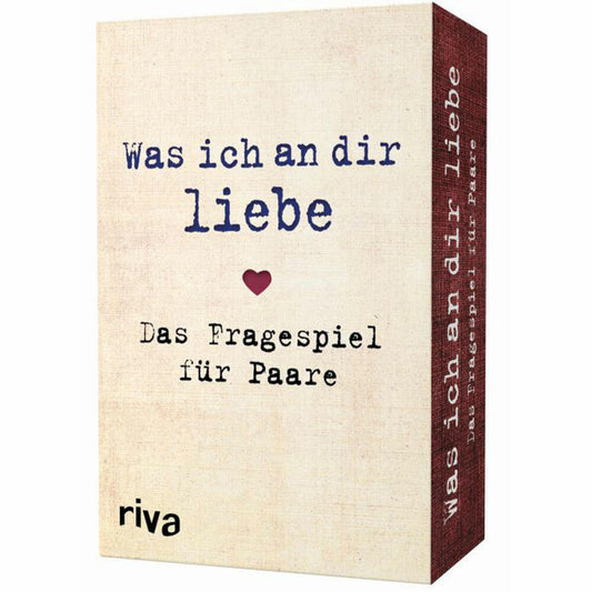 mvgverlag Was ich an dir liebe - Das Fragespiel für Paare (Spiel)