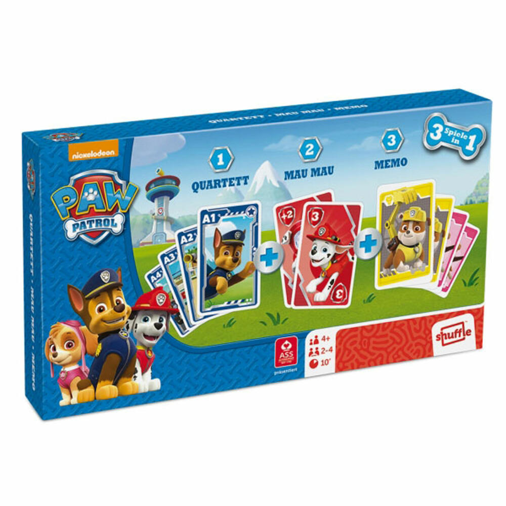 ASS Altenburger ASS Paw Patrol - Spielebox. Kartenspiel