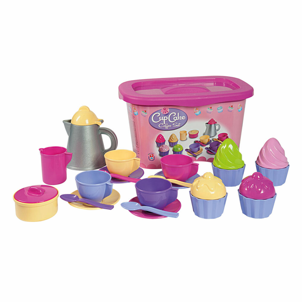 Simba Cupcake Service, Küchenspielzeug, Kinder, Rollenspiele, Spielzeug, Kunststoff, 16.3 cm, 107102626