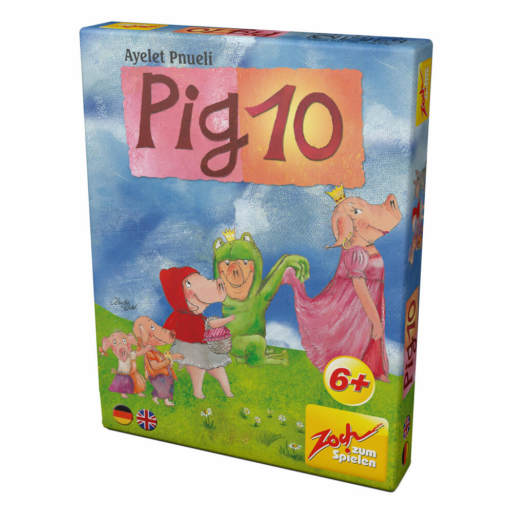 Zoch Pig 10, Rechenspiel, Knobelspiel, Kartenspiel, Kinder Spiel, Gesellschaftsspiel, 601105052