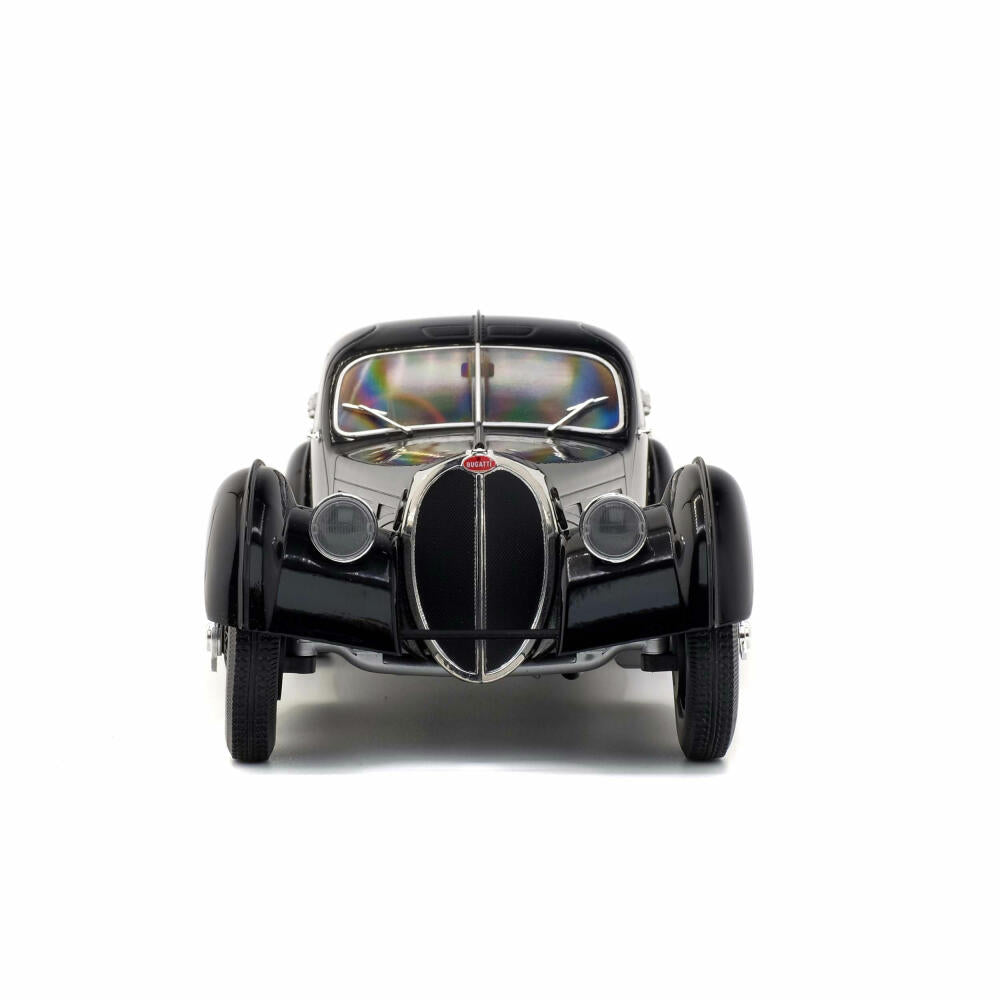 Solido Bugatti Atlantic Type 54 SC, Modellauto, Oldtimer, Auto, Miniatur, Schwarz, 1:18, 421184430