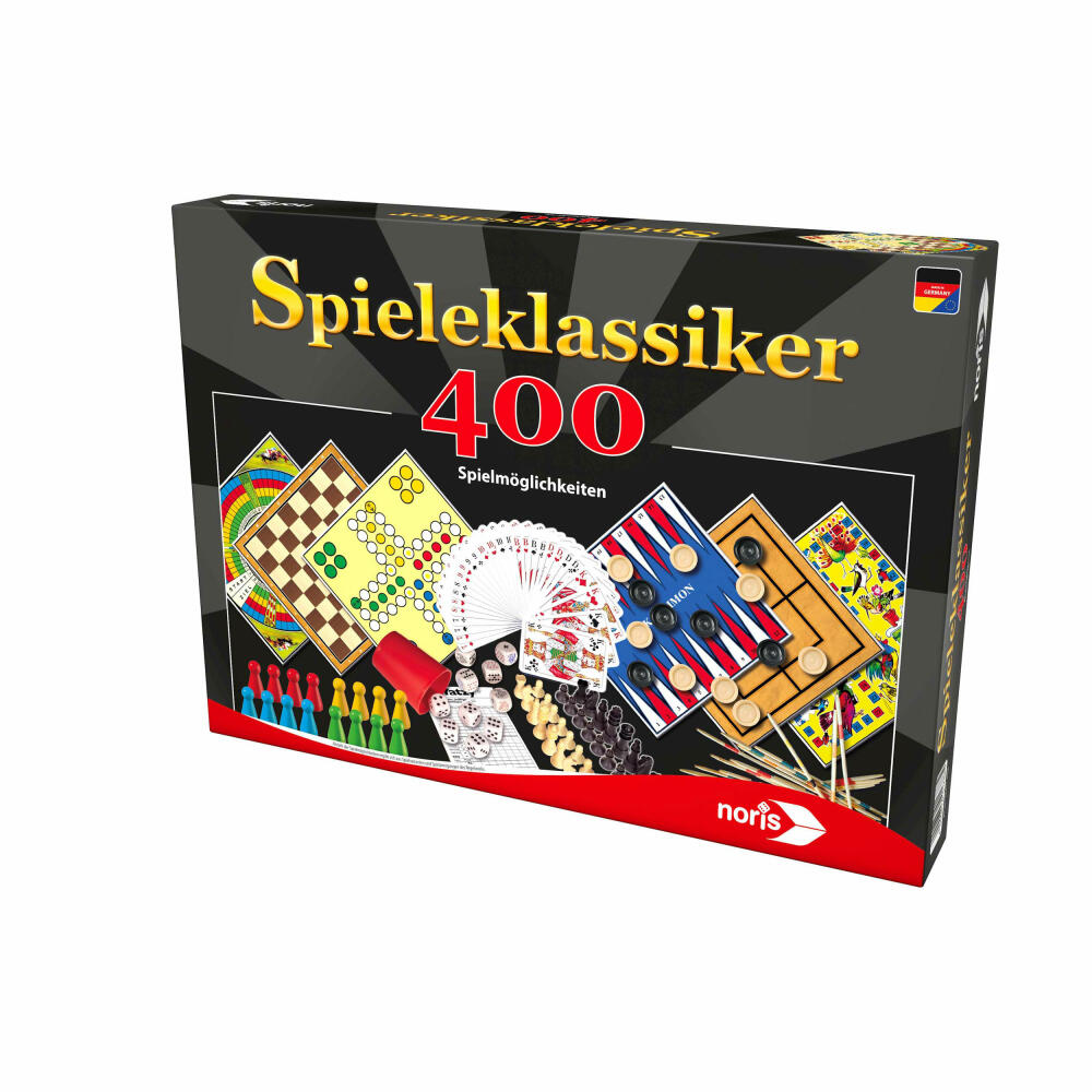 Noris Spieleklassiker, Spielesammlung, Brettspiel, Familien, Spiel, 400 Spielmöglichkeiten, 606111688