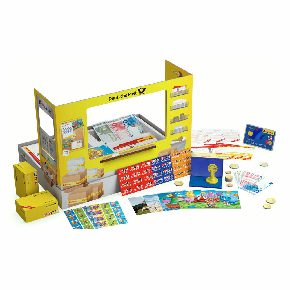Noris Kinderpost, Postbote, Post, Briefmarken, Poststelle, Spielzeug, Kunststoff, 606011236
