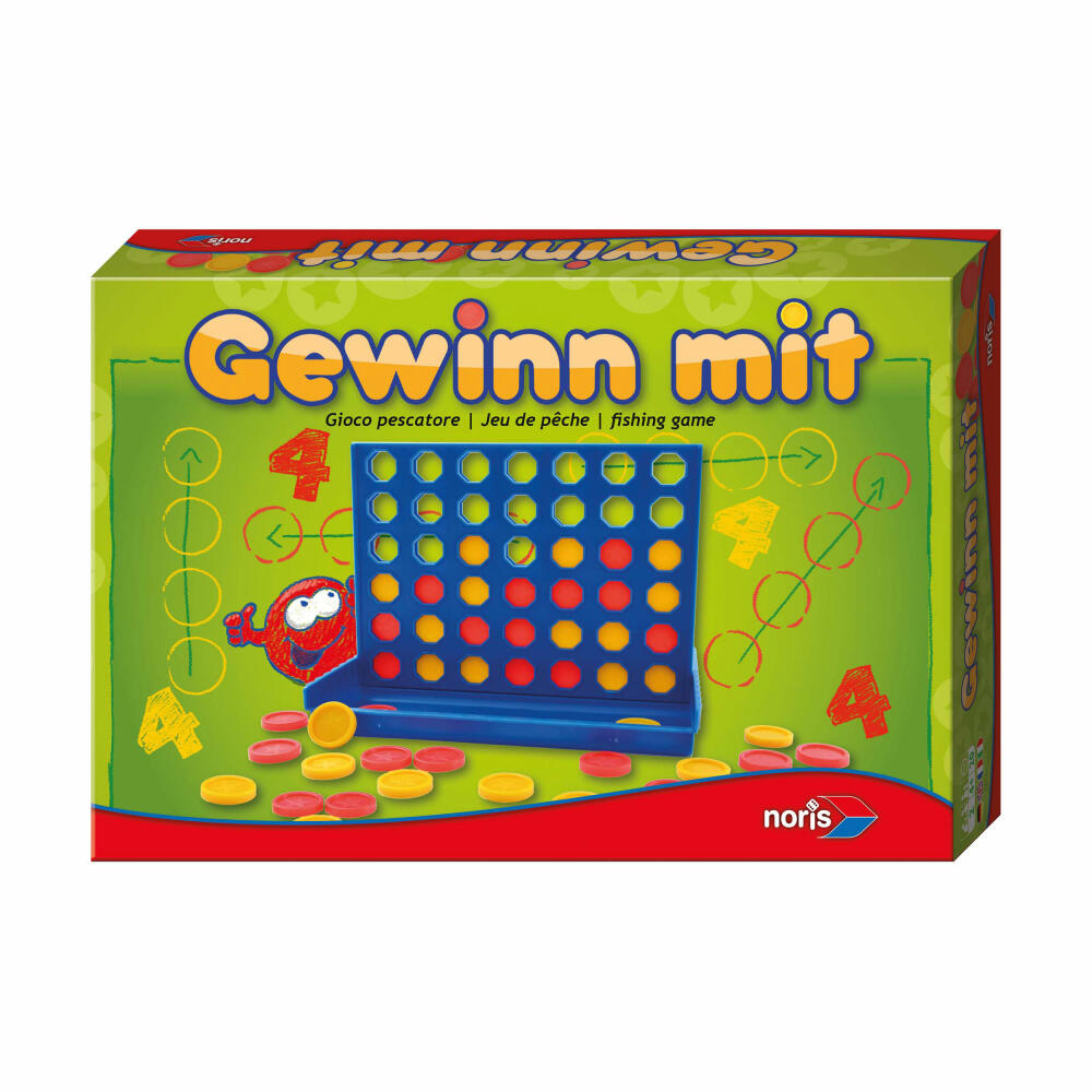 Noris Gewinn mit 4, Connect Four, Vier, Gewinnt, Strategiespiel, Kinder, Spiel, 606049104