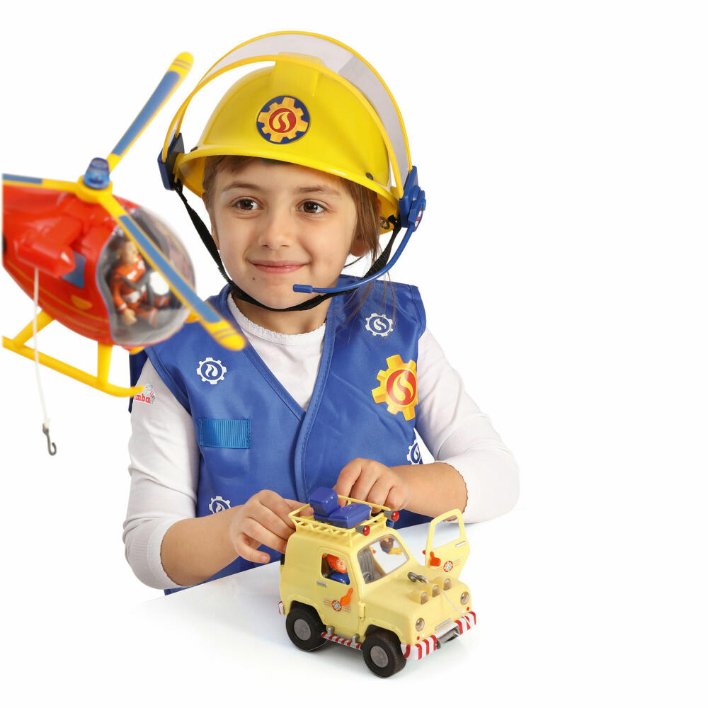 Simba Feuerwehrmann Sam, Helm, Rettungskräfte, Spielzeug, Kunststoff, 27.3 cm, 109258698