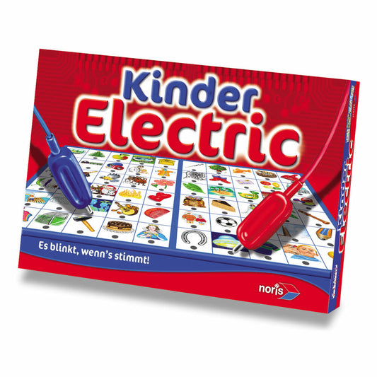 Noris Kinder Electric, Kartenspiel, Brettspiel, Spielbrett, Gesellschaftsspiel, Kunststoff, 606013702