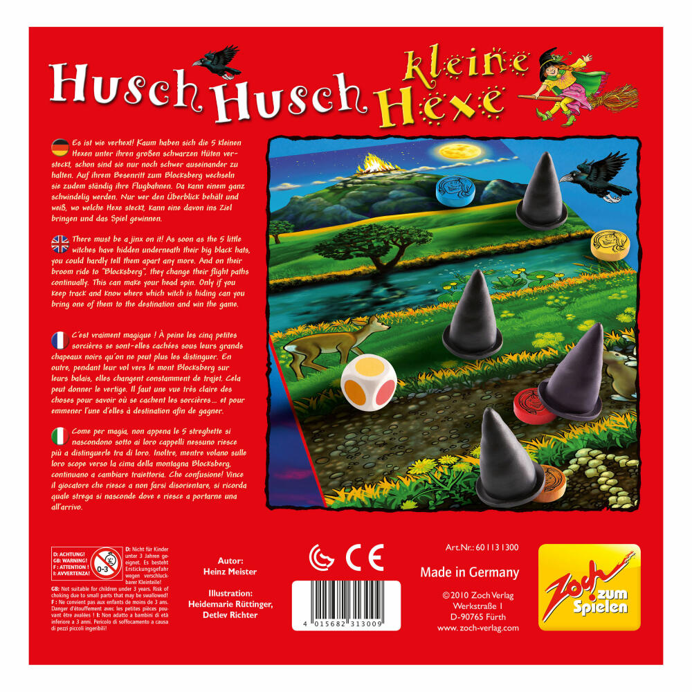 Zoch Husch Husch kleine Hexe, Würfelspiel, Gesellschaftsspiel, Kinder, Spiel, 601131300