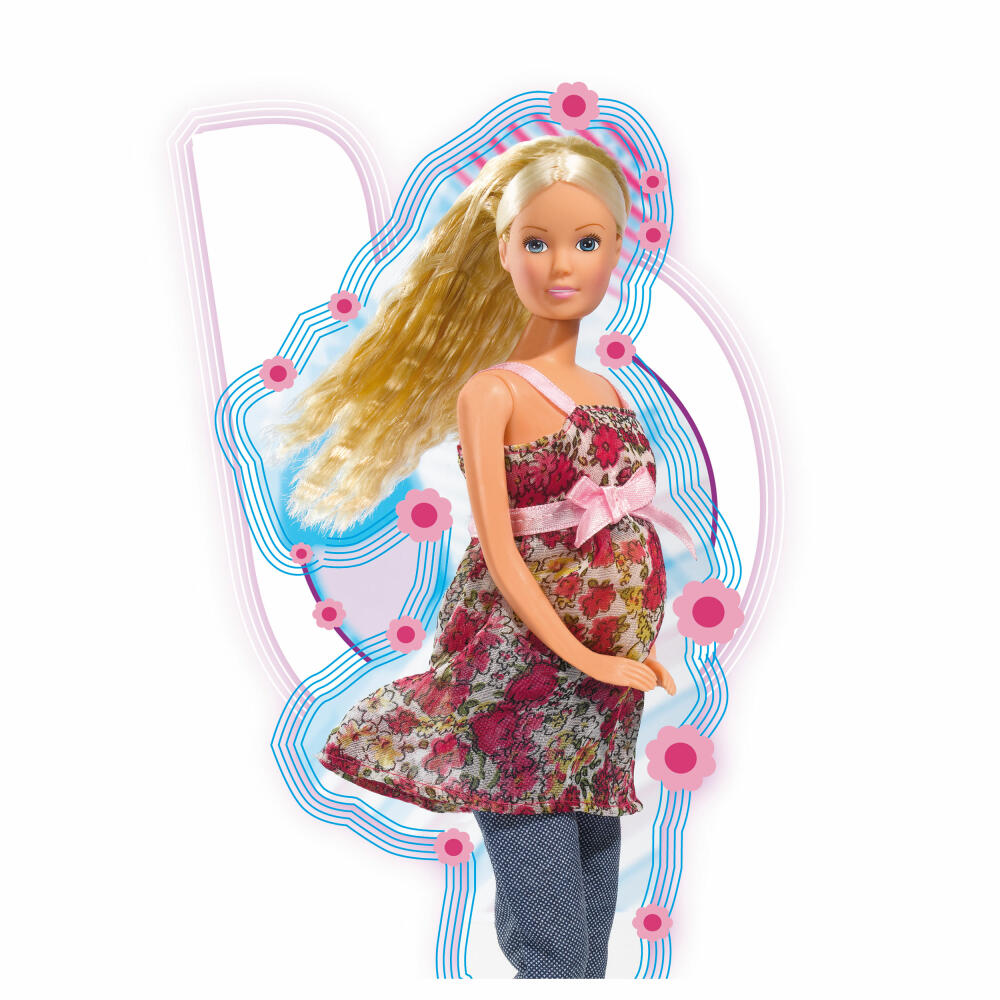 Simba Steffi Love, Welcome Baby, Schwanger, Puppe, Ankleidepuppe, Kunststoff, 32.5 cm, 105734000