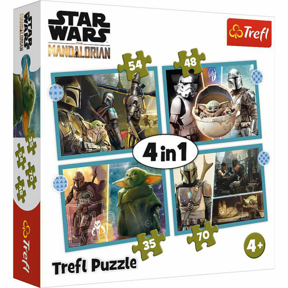 TREFL 34397 4 in 1 Puzzle 35, 48, 54, 70 Teile - Star Wars