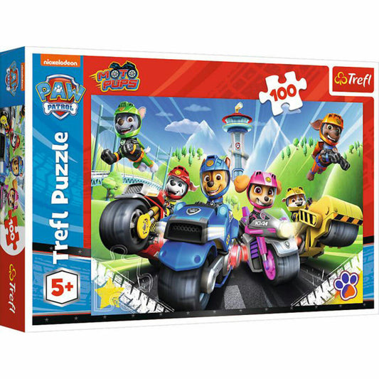 Trefl Puzzle 100 - Paw Patrol Fahrzeuge