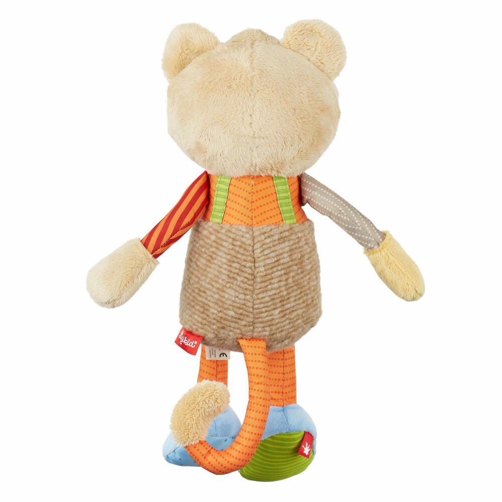 sigikid Patchwork Sweety Tiger, Kuscheltier, Plüschtier, Stofftier, Polyester, 32 cm, 42852