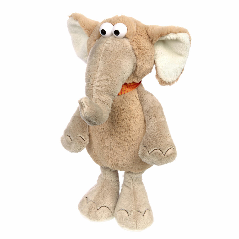 sigikid Mood Pets Elefant, Kuscheltier, Plüschtier, verstellbare Mimikfalte, Stofftier, Polyester, 42959