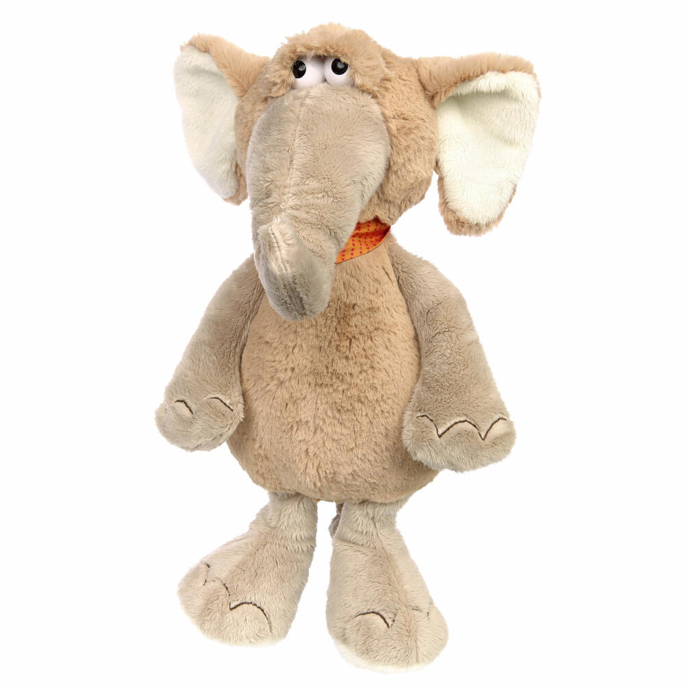 sigikid Mood Pets Elefant, Kuscheltier, Plüschtier, verstellbare Mimikfalte, Stofftier, Polyester, 42959