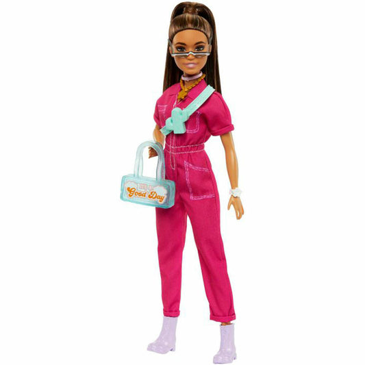 Mattel Barbie Day & Play Fashion Pinker Blaumann, Modepuppe, Anziehpuppe, Spielpuppe, Puppe, HPL76