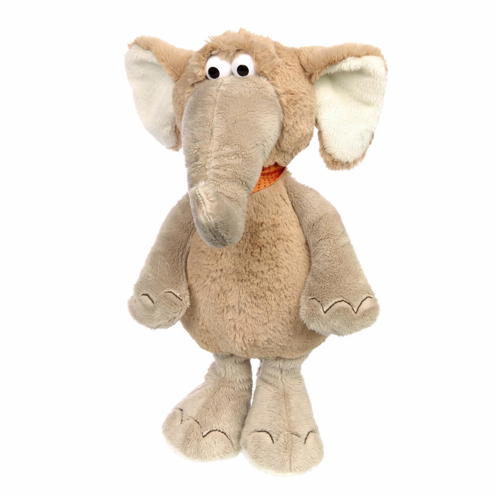 sigikid Mood Pets Elefant, Kuscheltier, Plüschtier, verstellbare Mimikfalte, Stofftier, Polyester, 42959